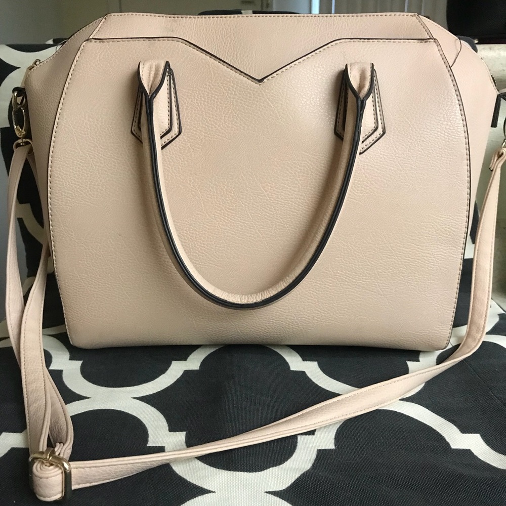 Oversized Blush Satchel